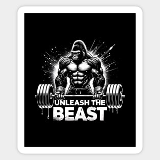 Unleash the Beast - Gorilla Gym Power Sticker